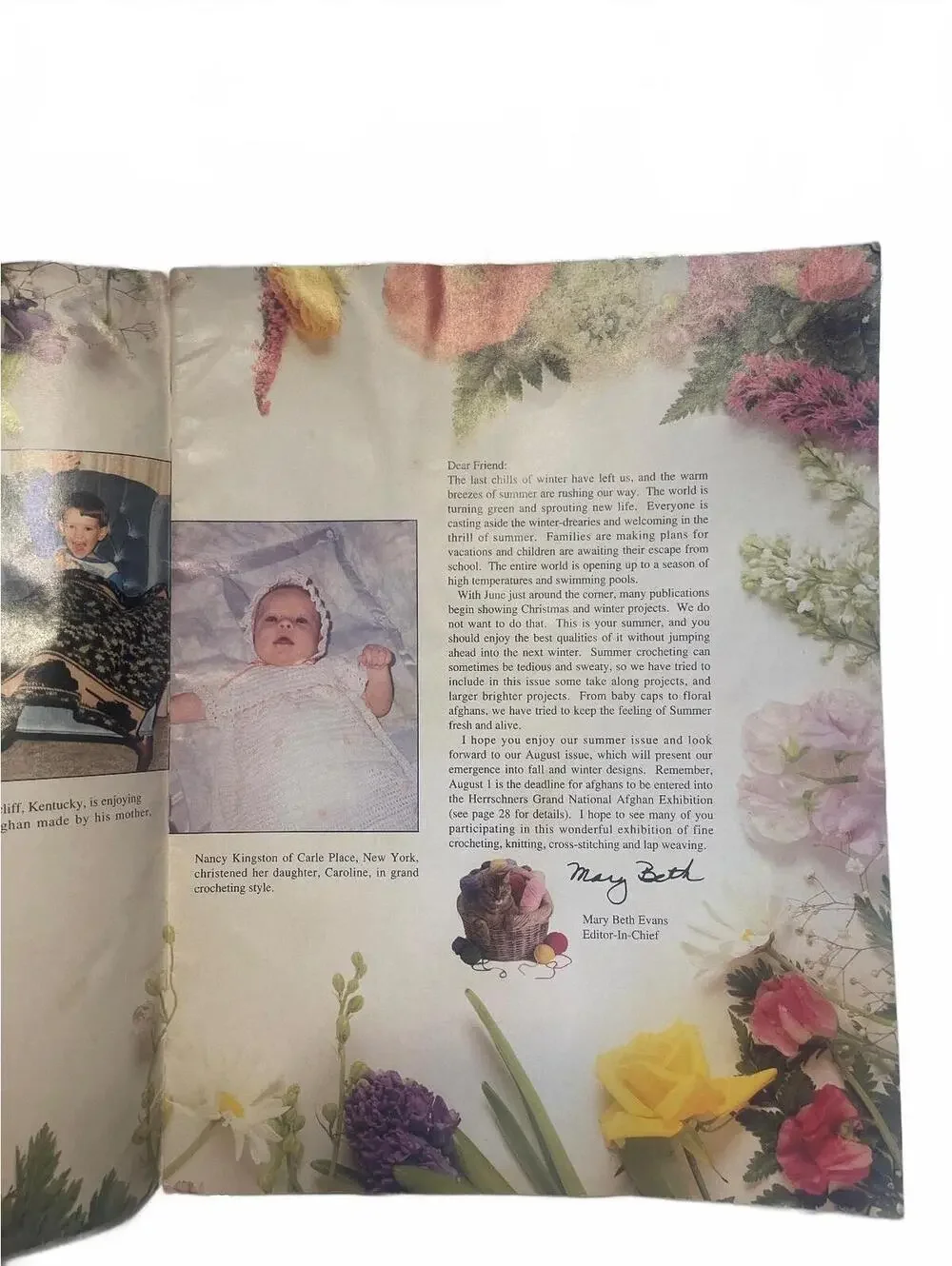 READ Vintage 1992 Crochet Patterns Magazine June 1992 Vol. 6 No. 3